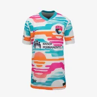 San Diego Wave FC 2025 Stadium Home Big дитячі Nike Dri-FIT NWSL Replica Jersey колір білий