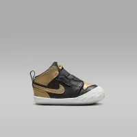 Nike Jordan 1 Baby Crib Bootie колір чорний