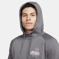 Nike чоловічі Dri-FIT Hooded Fitness Pullover колір сірий