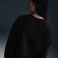 Nike Sportswear Club Fleece женская Loose Crew-Neck свитшот цвет черный