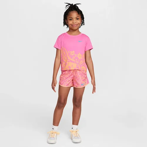 Nike Dri-FIT Little детские Wild Flower 2-Piece Tempo набор Pink