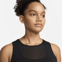 Nike Pro жіноча Mesh Tank Top колір чорний