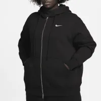Nike Sportswear Phoenix Fleece женская оверсайз Full-Zip Толстовка с капюшоном (большие размеры) цвет черный