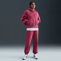 Nike Sportswear Phoenix Fleece жіноча Over-оверсайз Pullover Толстовка з капюшоном колір фіолетовий