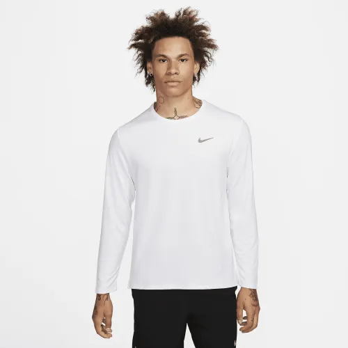 Nike Miler чоловічі Dri-FIT UV Long-Sleeve Running Top колір білий