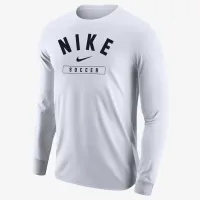 Nike Swoosh мужские Soccer Long-Sleeve футболка цвет белый