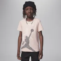 Nike Jordan Little детские Gradient Stacked Jumpman футболка Pink