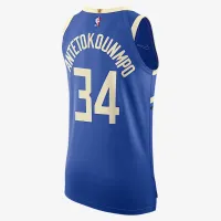 Giannis Antetokounmpo Milwaukee Bucks 2024/25 City Edition чоловічі Nike Dri-FIT ADV NBA Authentic Jersey блакитний