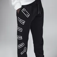 Nike Jordan MJ Flight MVP Fleece Pants Little Kids Pants цвет черный