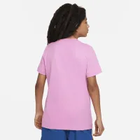 Nike Sportswear Big дитячі бавовняніфутболка колір червоний