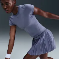 NikeCourt Advantage жіноча Dri-FIT Pleated Tennis спідниця блакитний