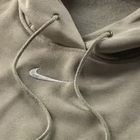 Nike Sportswear Phoenix Fleece женская оверсайз Pullover Толстовка с капюшоном цвет зеленый