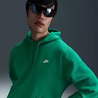 Nike Club чоловічі Pullover Fleece Толстовка з капюшоном колір зелений
