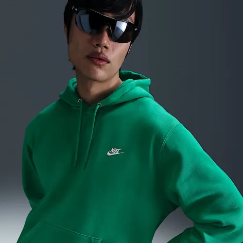 Nike Club чоловічі Pullover Fleece Толстовка з капюшоном колір зелений