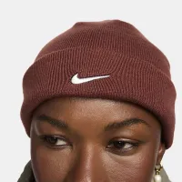 Nike Terra Swoosh Beanie цвет коричневый