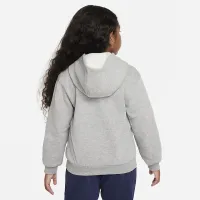 Nike Sportswear Club Fleece Full-Zip Little Kids Толстовка с капюшоном цвет серый