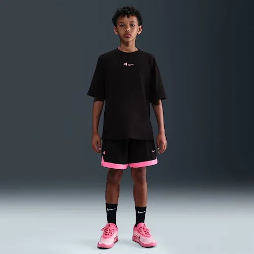 Nike A'ja Wilson Big детские Dri-FIT баскетбольные шорты цвет черный