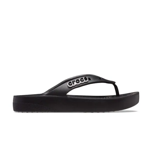 Шлёпанцы Crocs Classic Platform Flip 207714-001 - Черные