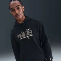 Nike Sportswear Club мужские Fleece Pullover Толстовка с капюшоном цвет черный