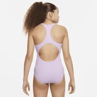 Nike Essential Big дитячі (Girls') Racerback 1-Piece Swimsuit колір фіолетовий
