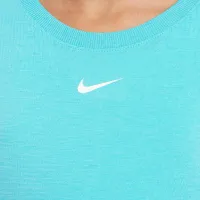 Nike One Relaxed Big детские (Girls') Dri-FIT Short-Sleeve Top цвет зеленый