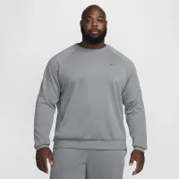 Nike Primary Fleece мужские Dri-FIT UV Performance Crew цвет серый