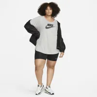 Nike Sportswear Essential жіноча Tunic (великі розміри) колір сірий
