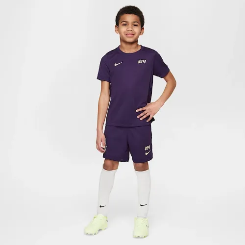Nike Dri-FIT Kylian Mbappé Little дитячі ACD25 Short Sleeve Top and шорти комплект колір фіолетовий
