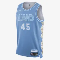 Donovan Mitchell Cleveland Cavaliers 2024/25 City Edition мужские Nike Dri-FIT NBA Swingman Jersey синий