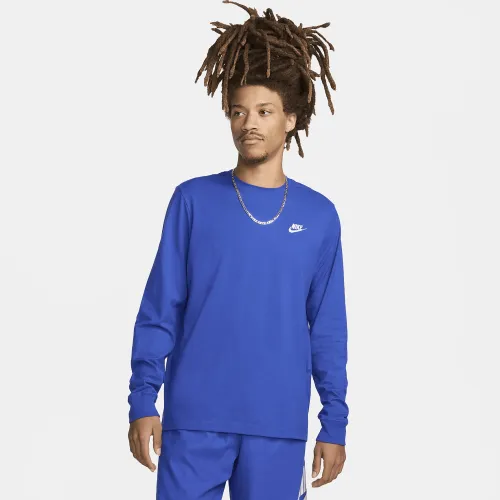 Nike Sportswear Club чоловічі Long-Sleeve футболка блакитний