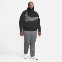 Nike Therma-FIT чоловічі Pullover Fitness Толстовка з капюшоном колір чорний