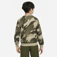 Nike Sportswear Club Fleece Big дитячі світшот колір коричневий