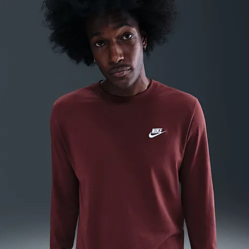 Nike Sportswear Club чоловічі Long-Sleeve футболка колір червоний