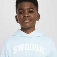 Nike Sportswear Club Fleece Big детские Толстовка с капюшоном синий