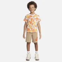 Nike Sportswear Little детские Futura Toss Shorts Set Brown