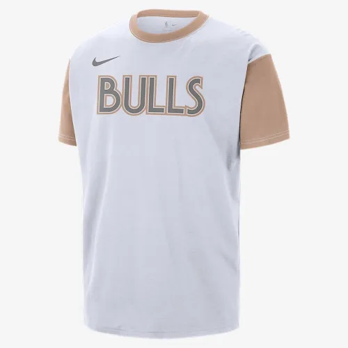 Chicago Bulls Courtside City Edition чоловічі Nike NBA футболка колір білий