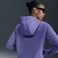 Nike Sportswear Club Fleece жіноча Pullover Толстовка з капюшоном колір фіолетовий