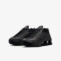 Nike Shox R4 Big детские Кроссовки цвет черный