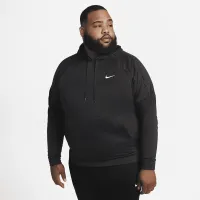 Nike Therma мужские Therma-FIT Hooded Fitness Pullover цвет черный