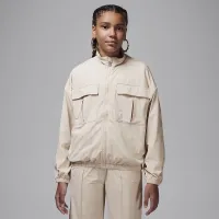 Nike Jordan Big детские Jumpman Woven Taping Куртка цвет коричневый
