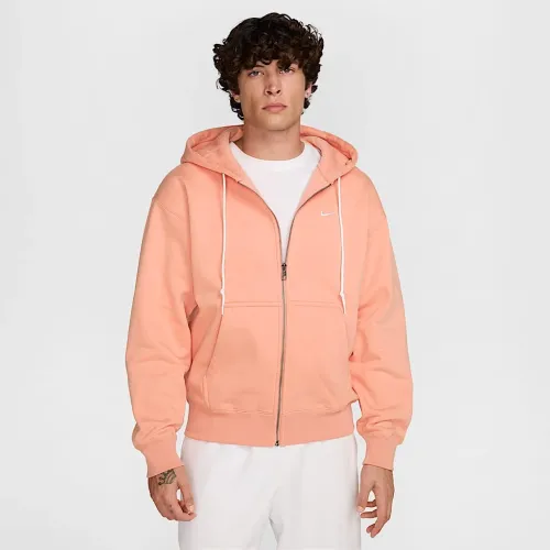 Nike Solo Swoosh чоловічі Full-Zip Толстовка з капюшоном Orange
