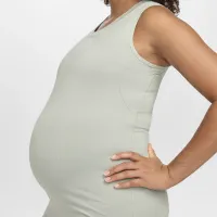 Nike (M) One жіноча Dri-FIT Slim-Fit Tank Top (Maternity) колір зелений