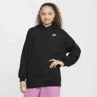 Nike Sportswear Club Fleece Big дитячі оверсайз Pullover Толстовка з капюшоном колір чорний