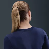 Nike Sportswear Chill Knit женская Slim Long-Sleeve Cropped Top синий