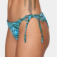 Nike Swim Swirl женская String Bikini Bottom синий