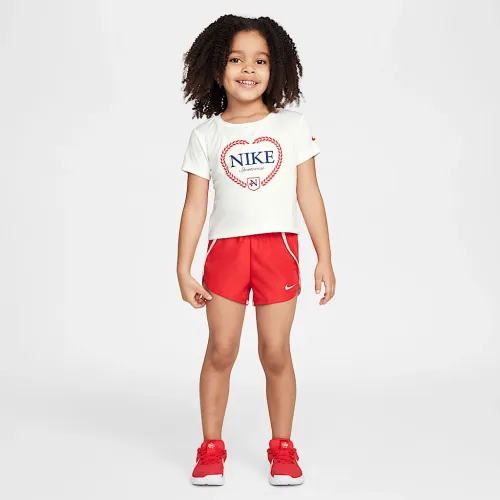 Nike Dri-FIT Game, Swoosh, Match! Toddler 2-Piece Solid набор цвет красный