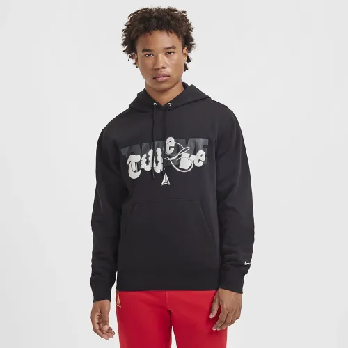 Nike Ja чоловічі Fleece баскетбольні Толстовка з капюшоном колір чорний