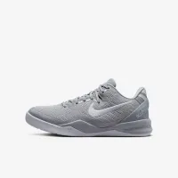 Nike Kobe 8 Big дитячі баскетбольні Кросівки колір сірий