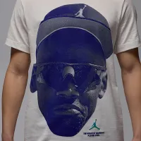 Nike Jordan чоловічі Crew-Neck футболка колір білий