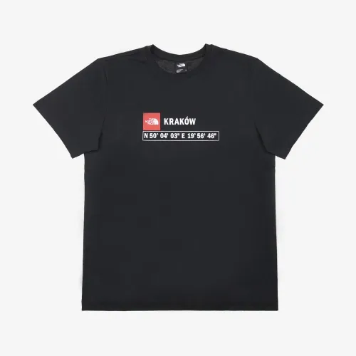 Футболка The North Face GPS Krakow 0A8B4EJK31 - Чорні
